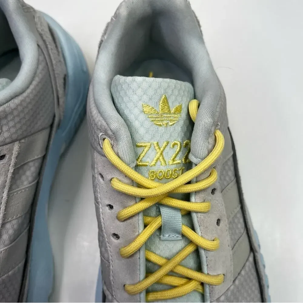 Adidas Zx 22 Boost Lace Up sneakers gray blue - 7